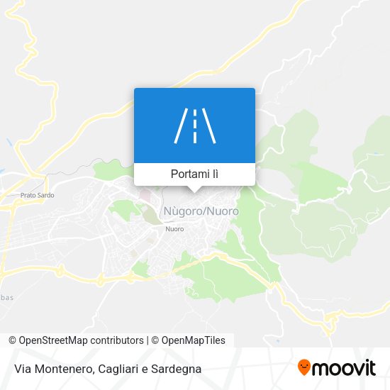 Mappa Via Montenero