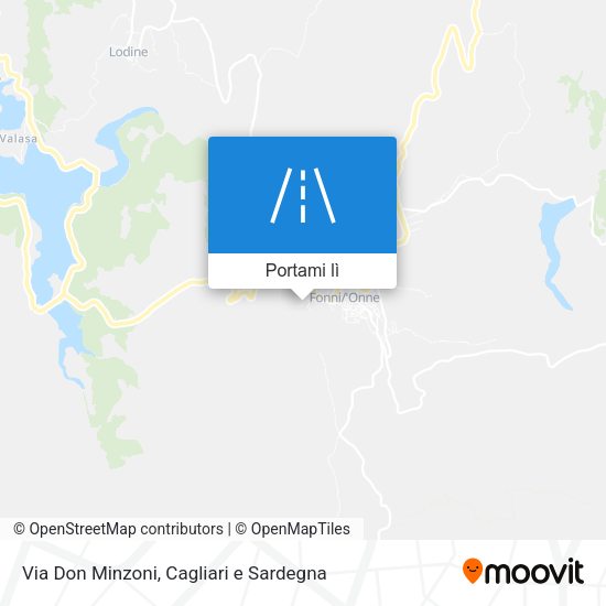 Mappa Via Don Minzoni