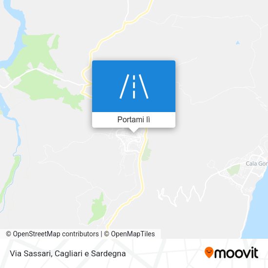 Mappa Via Sassari