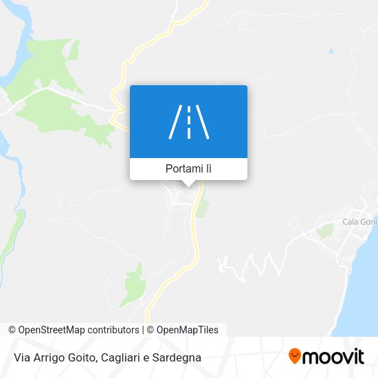 Mappa Via Arrigo Goito
