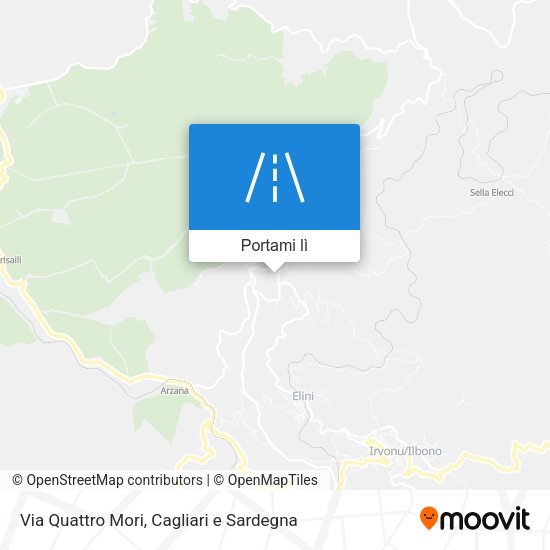 Mappa Via Quattro Mori