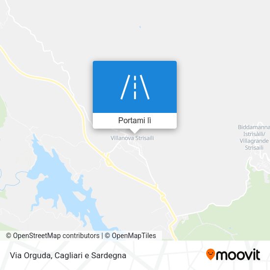 Mappa Via Orguda