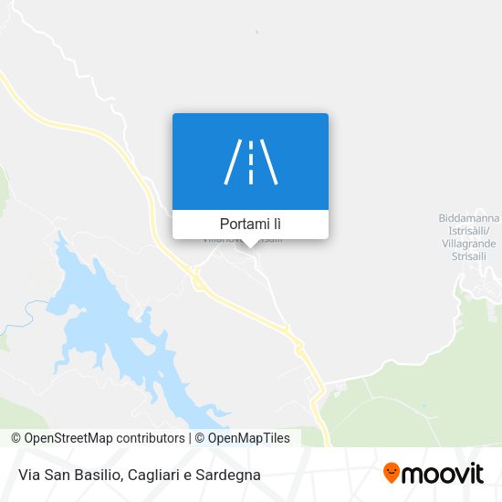 Mappa Via San Basilio