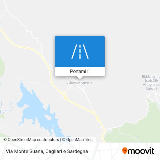 Mappa Via Monte Suana