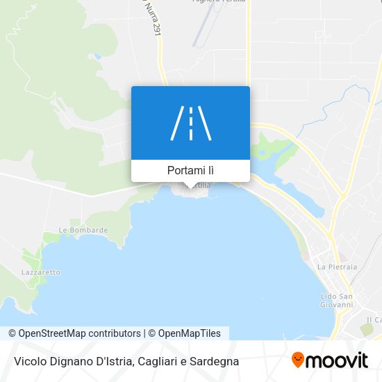 Mappa Vicolo Dignano D'Istria