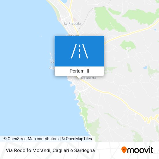 Mappa Via Rodolfo Morandi