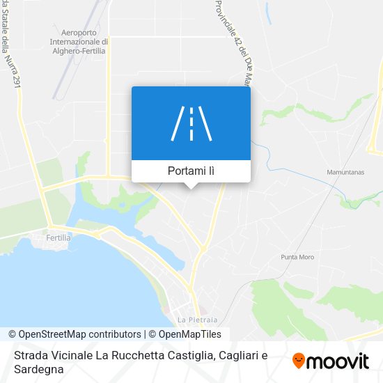 Mappa Strada Vicinale La Rucchetta Castiglia