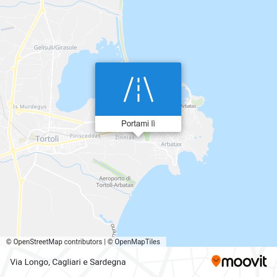 Mappa Via Longo