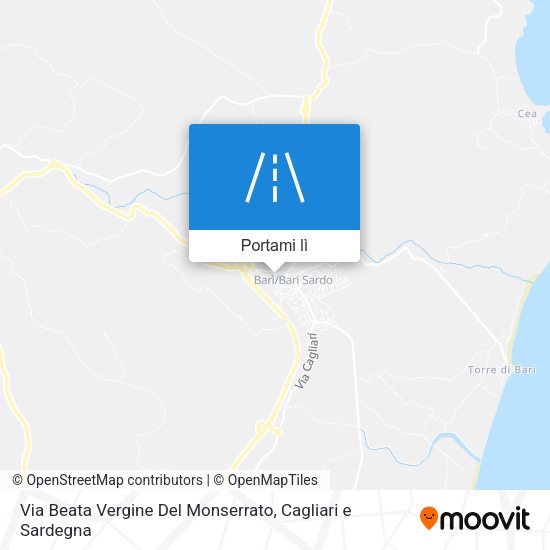 Mappa Via Beata Vergine Del Monserrato
