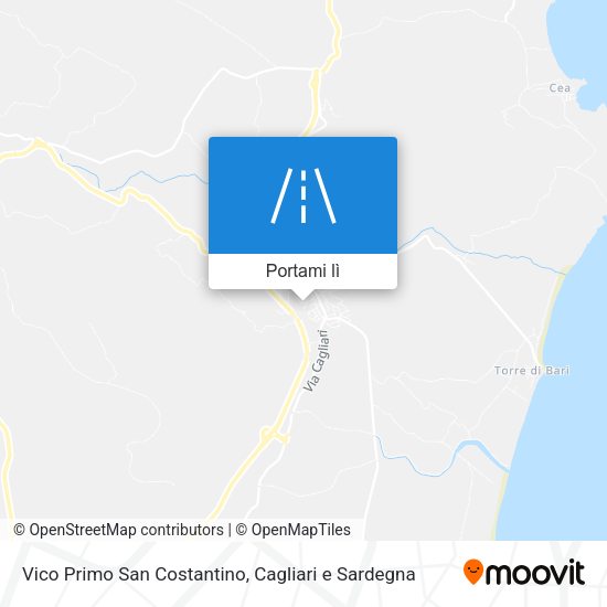 Mappa Vico Primo San Costantino