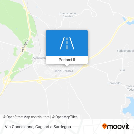 Mappa Via Concezione