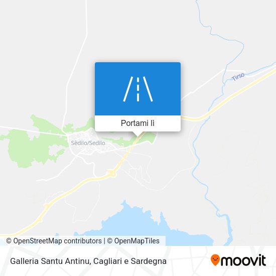 Mappa Galleria Santu Antinu