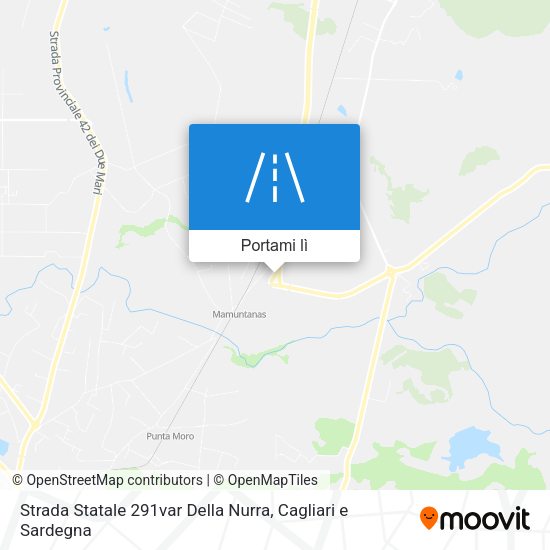Mappa Strada Statale 291var Della Nurra