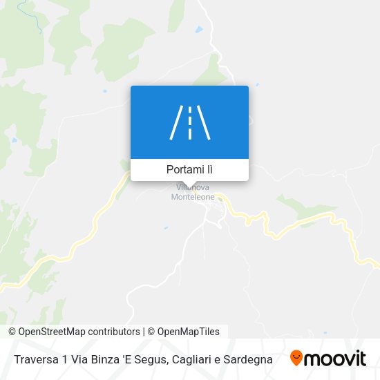 Mappa Traversa 1 Via Binza 'E Segus