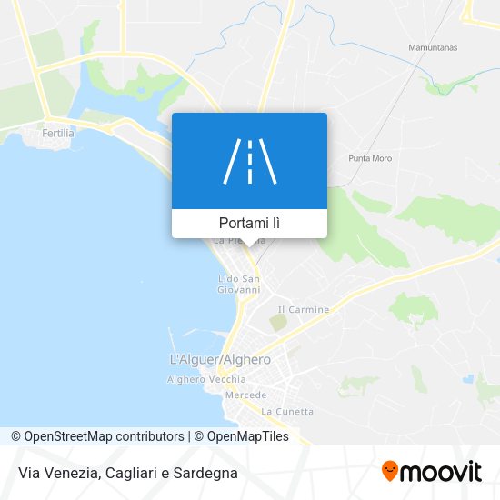 Mappa Via Venezia