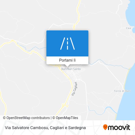 Mappa Via Salvatore Cambosu