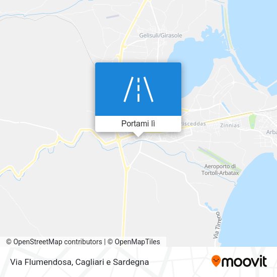 Mappa Via Flumendosa