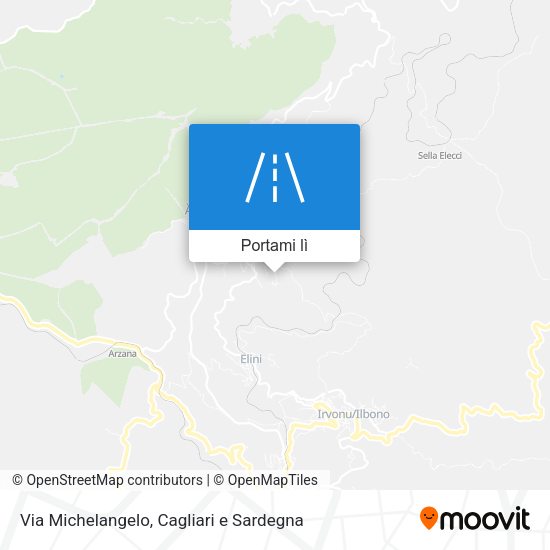 Mappa Via Michelangelo