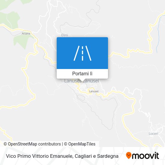Mappa Vico Primo Vittorio Emanuele