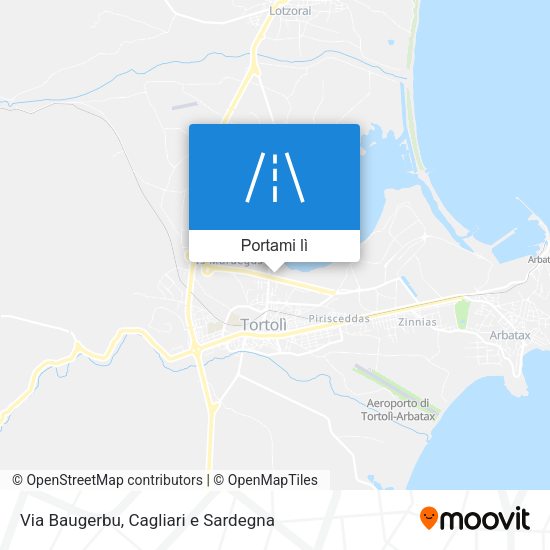 Mappa Via Baugerbu