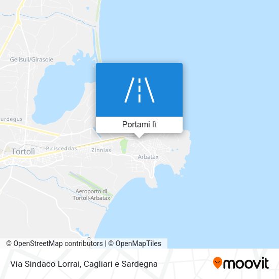 Mappa Via Sindaco Lorrai