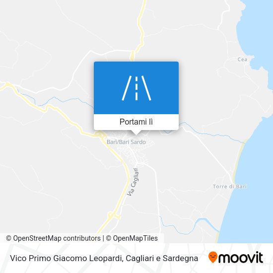 Mappa Vico Primo Giacomo Leopardi