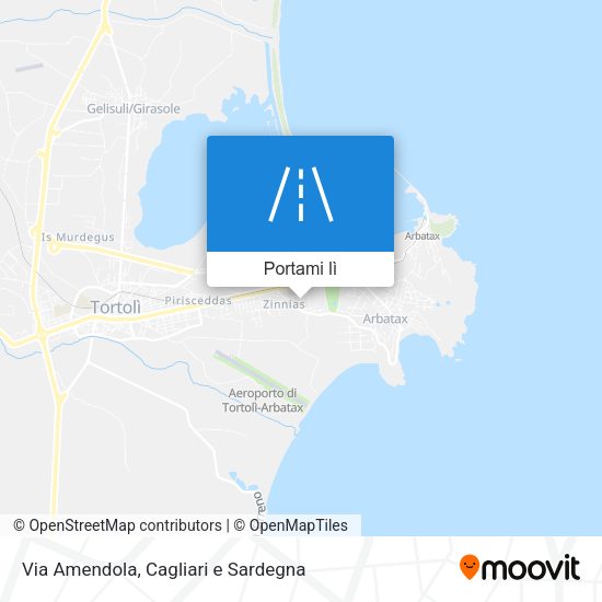 Mappa Via Amendola