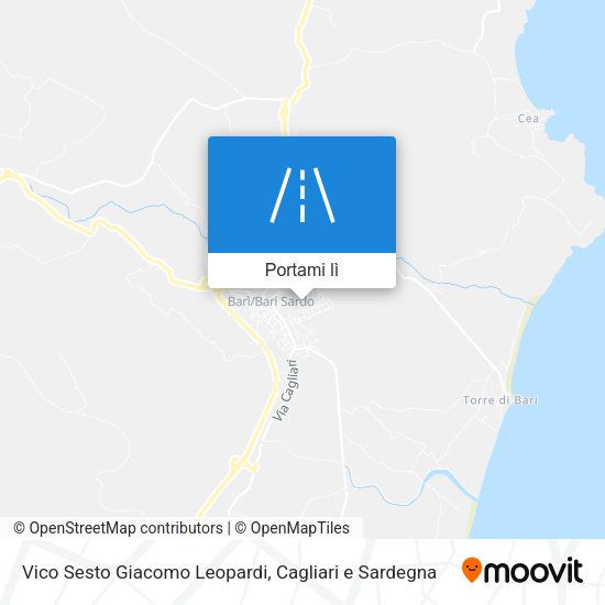 Mappa Vico Sesto Giacomo Leopardi