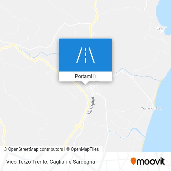 Mappa Vico Terzo Trento