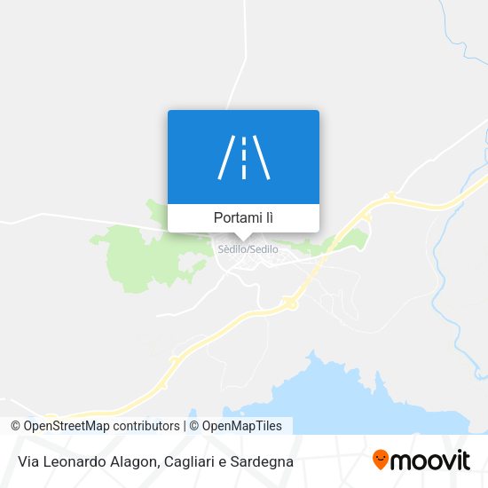 Mappa Via Leonardo Alagon