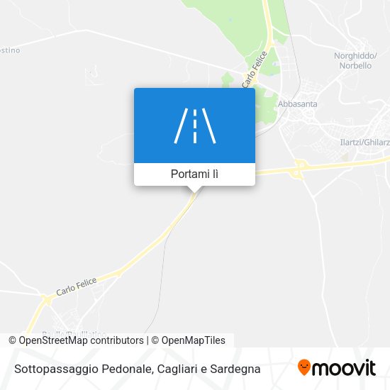 Mappa Sottopassaggio Pedonale