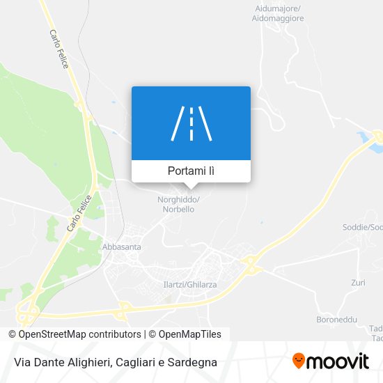 Mappa Via Dante Alighieri
