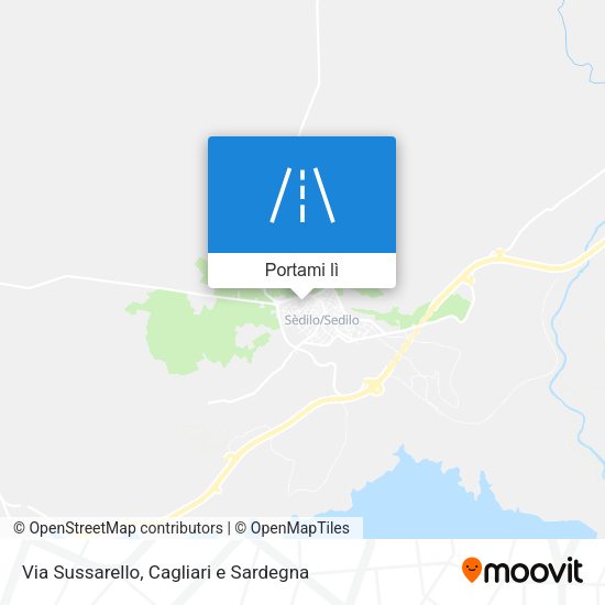 Mappa Via Sussarello