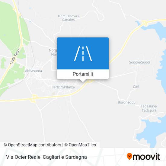 Mappa Via Ocier Reale