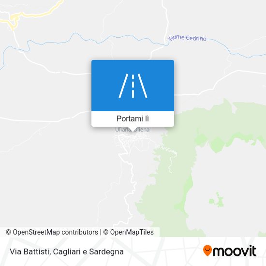 Mappa Via Battisti