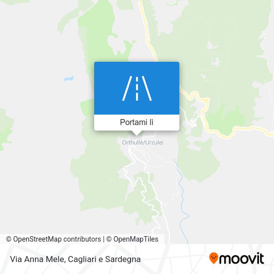 Mappa Via Anna Mele