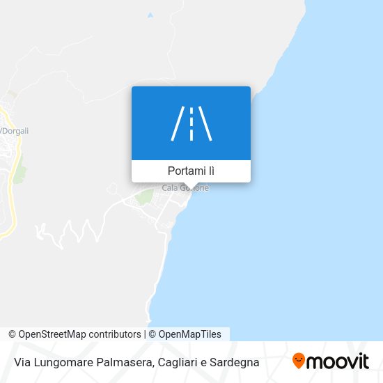 Mappa Via Lungomare Palmasera