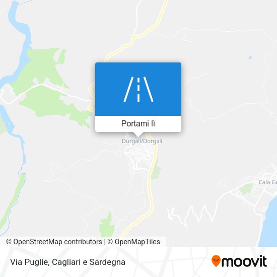 Mappa Via Puglie