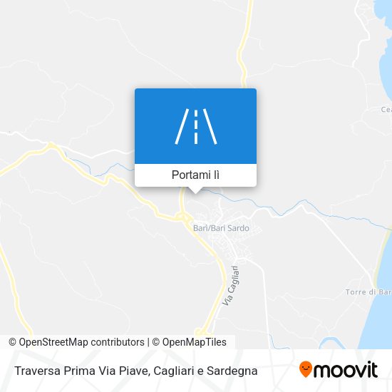 Mappa Traversa Prima Via Piave