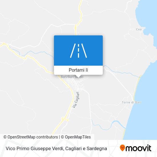 Mappa Vico Primo Giuseppe Verdi