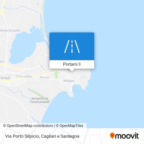 Mappa Via Porto Silpicio