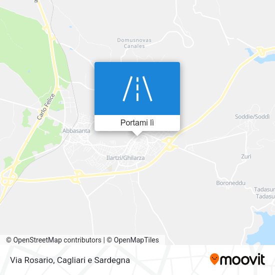 Mappa Via Rosario