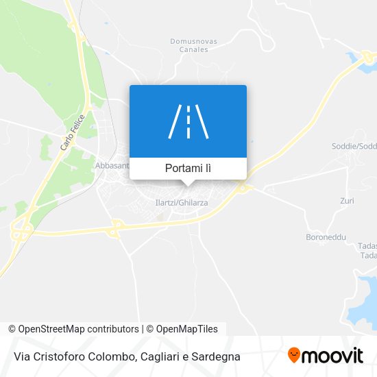 Mappa Via Cristoforo Colombo
