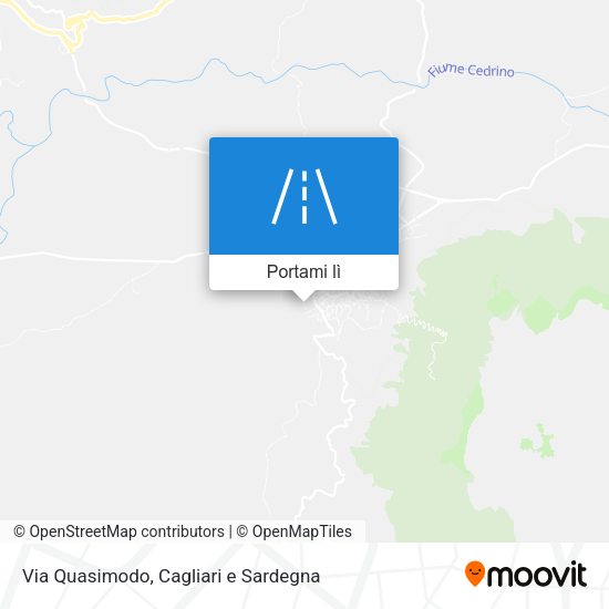 Mappa Via Quasimodo