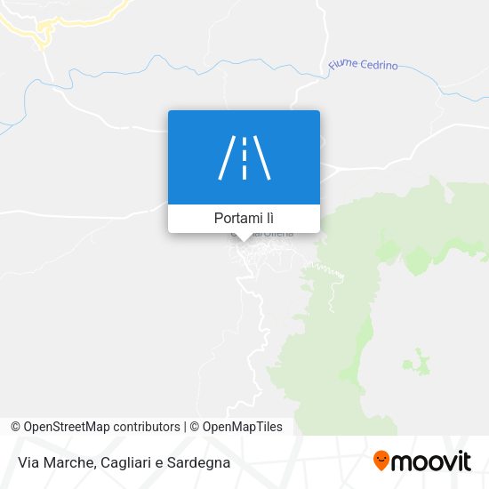 Mappa Via Marche