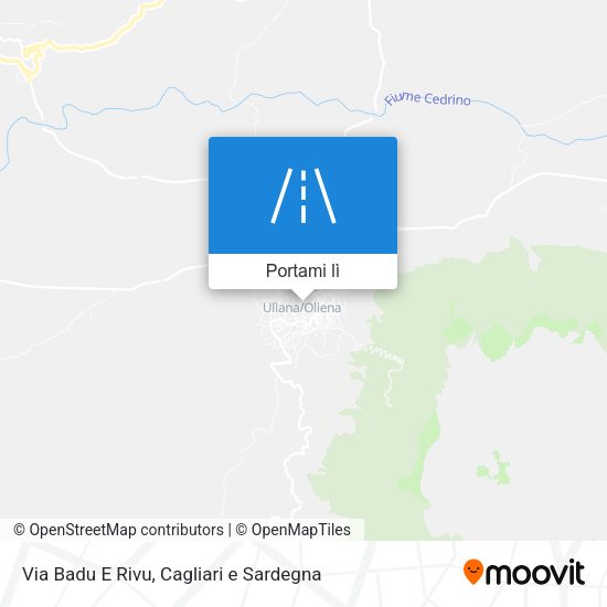 Mappa Via Badu E Rivu