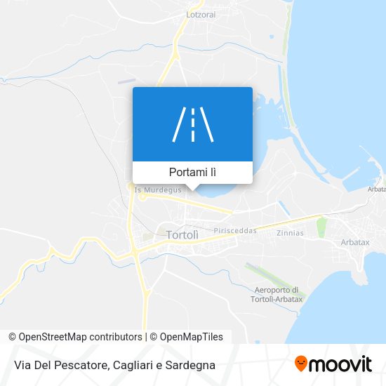 Mappa Via Del Pescatore