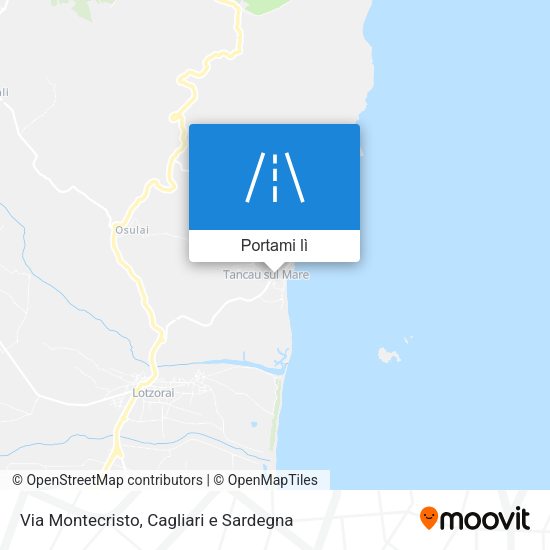 Mappa Via Montecristo