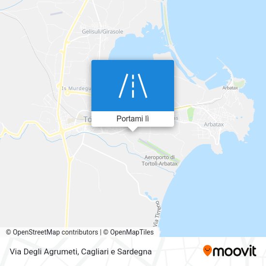 Mappa Via Degli Agrumeti