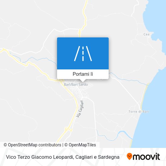 Mappa Vico Terzo Giacomo Leopardi